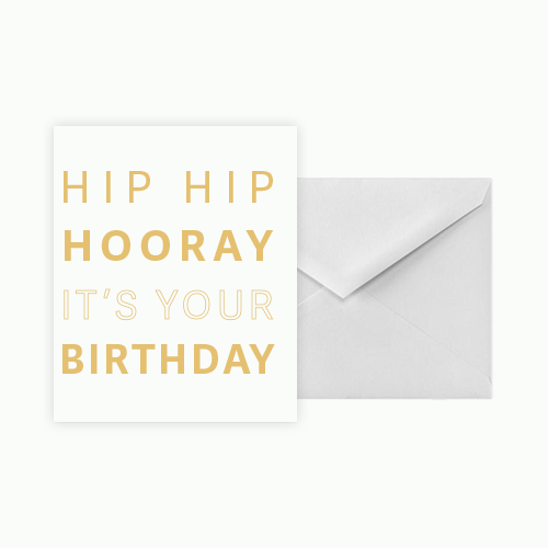 Hip Hip Hooray Card Pack | Set of 8 - BOXFOX
