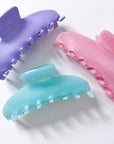 3 Claw Clips: Lilac, Bubblegum Pink, and Icy Blue