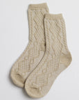 Beige Après Ski Socks