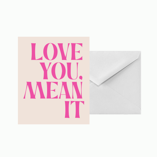 Love You, Mean It Card Pack | Set of 8