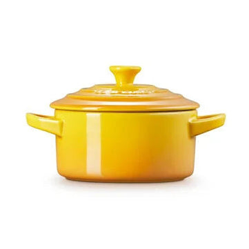 le creuset nectar cocotte on a white background