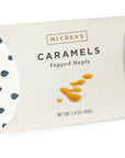 Maple Caramel Pillow Box packaging on white background.