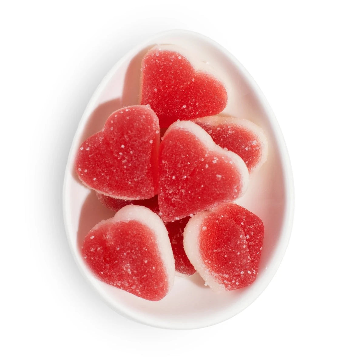 Heart Shaped Red Strawberry Gummies