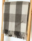Beige Checkered Blanket