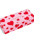 pink box with red hearts on it 