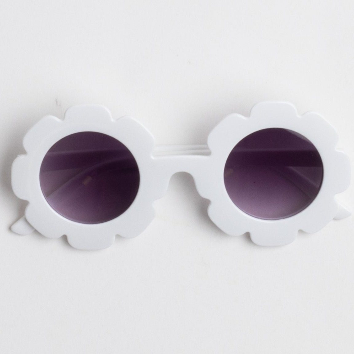 White floral baby sunglasses