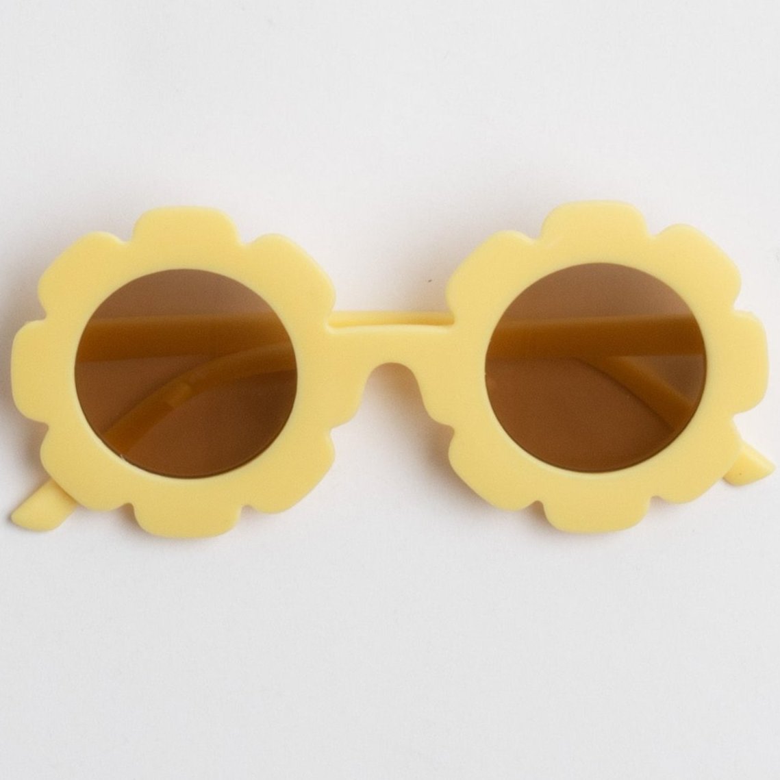 Yellow floral baby sunglasses