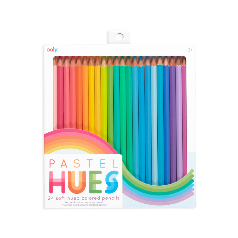 Pastel Hues Colored Pencils - BOXFOX