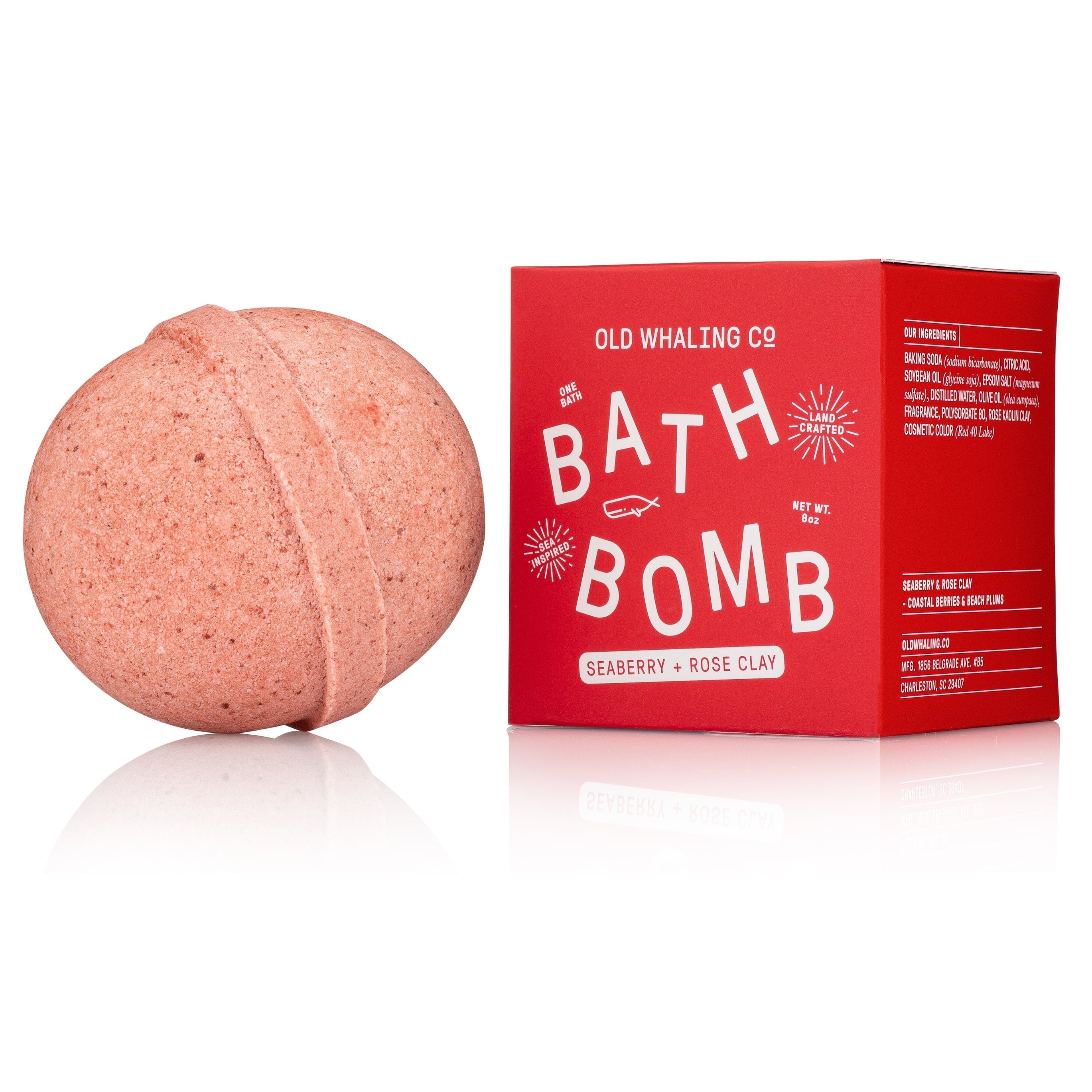 Seaberry & Rose Clay Bath Bomb - BOXFOX