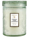 French Cade Lavender Medium Glass Jar Candle - BOXFOX