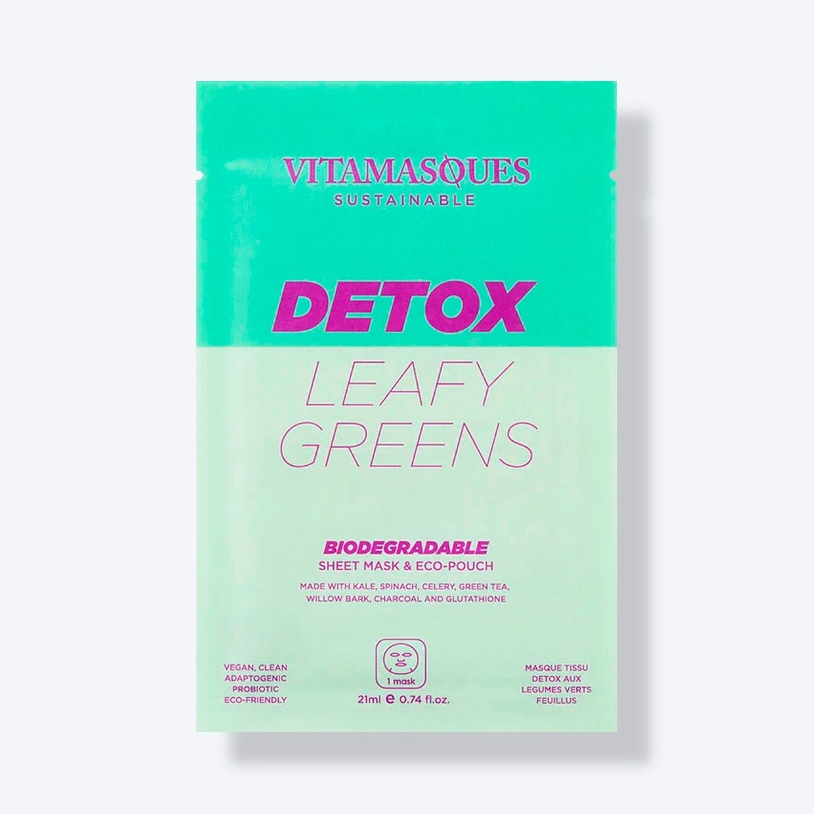 Detox Leafy Greens Sheet Mask - BOXFOX