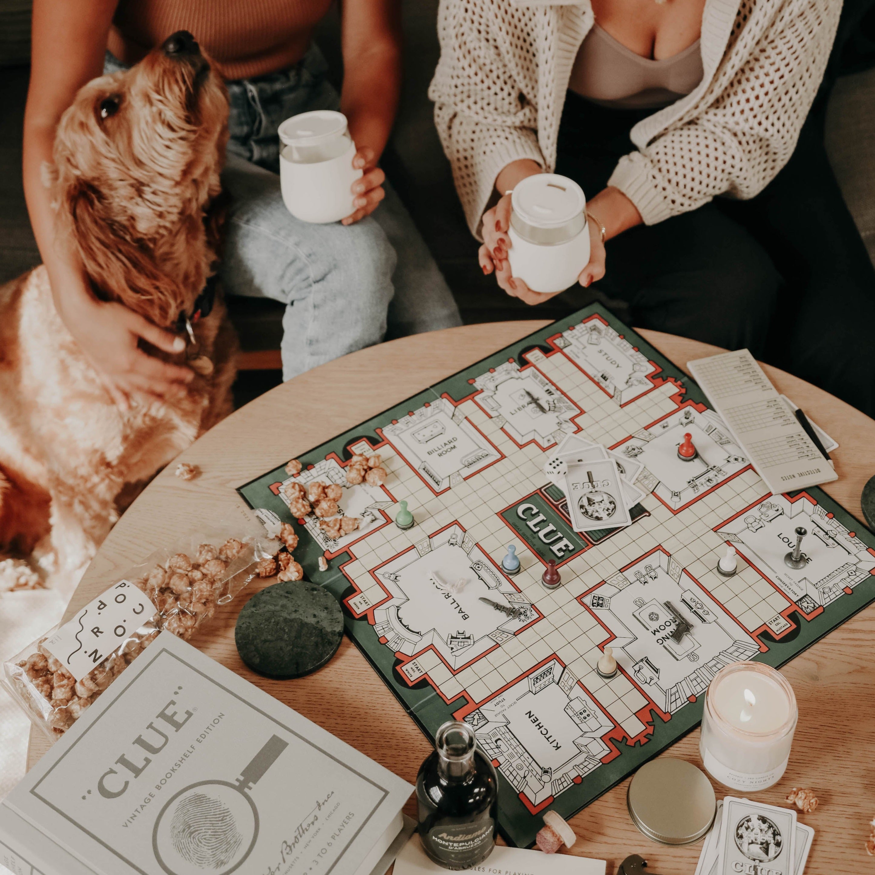 CLUE Linen Board Game - BOXFOX