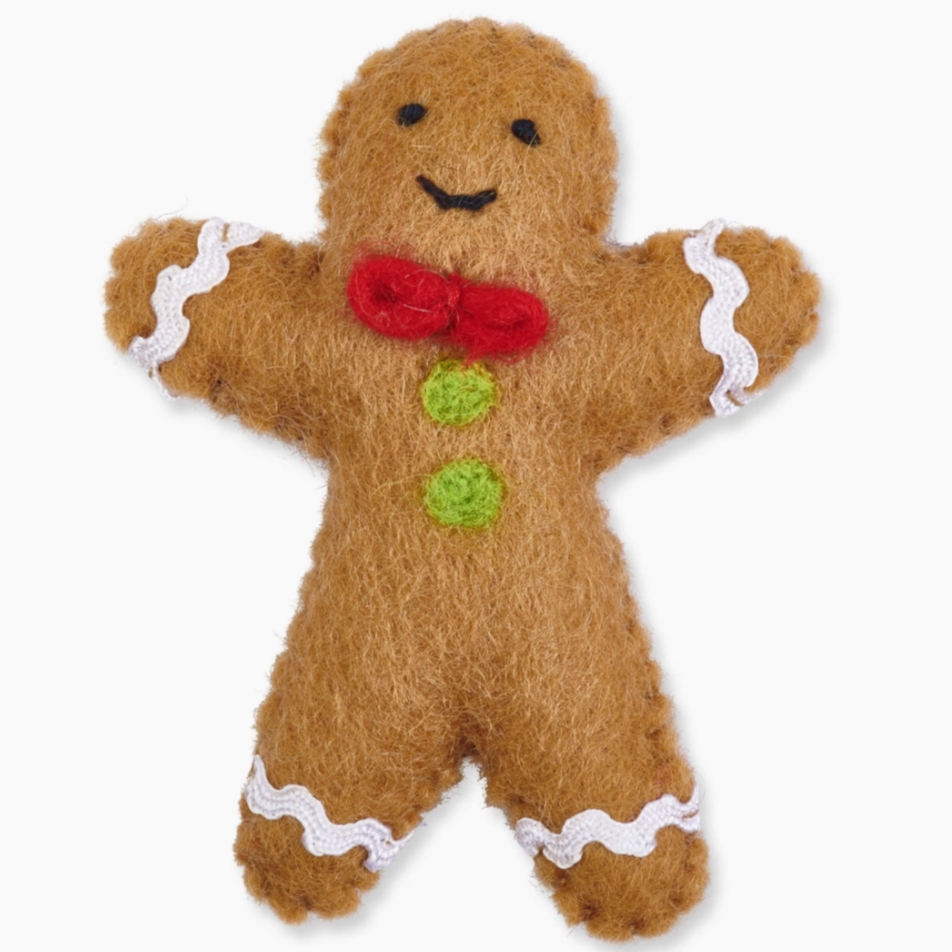 Gingerbread Man Cat Toy - BOXFOX