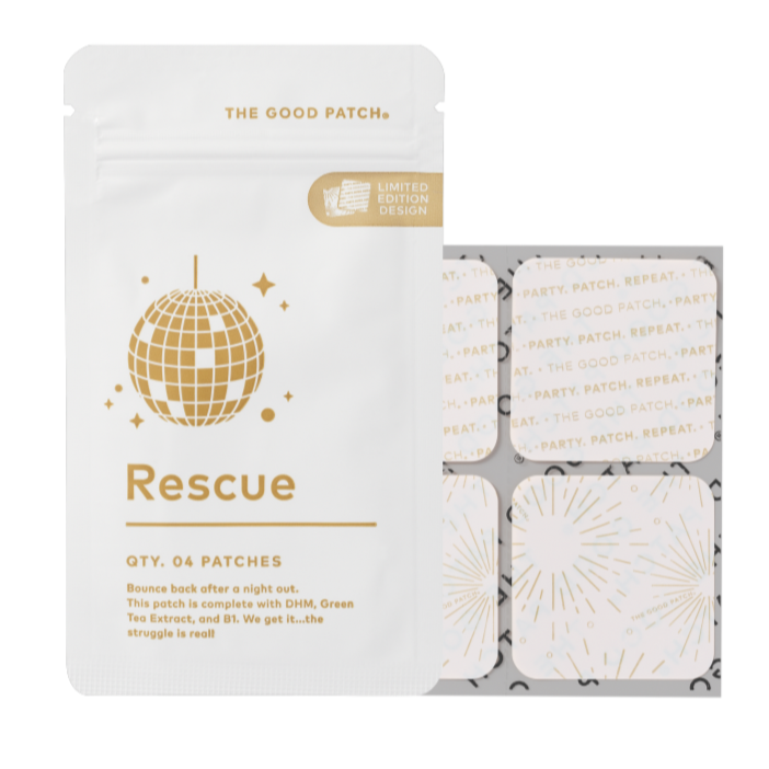 Gold + White Rescue Hangover PatchesThe Good Patch