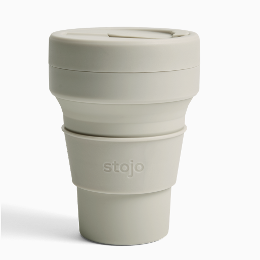 Oat Collapsible Pocket Cup 12 ozStojo | BOXFOX