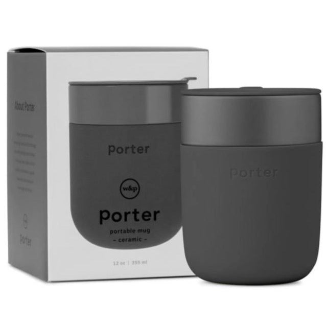 Charcoal Ceramic Porter Mug - BOXFOX